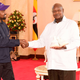 Hmm. Kanye West meets Uganda’s president Yoweri Museveni